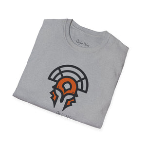 Warrior Helmet Orange | Unisex Softstyle T-Shirt