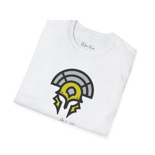 Load image into Gallery viewer, Warrior Helmet Yellow | Unisex Softstyle T-Shirt