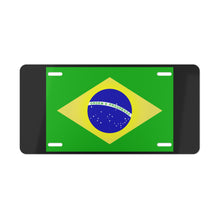Load image into Gallery viewer, Brazil Flag Vanity Plate