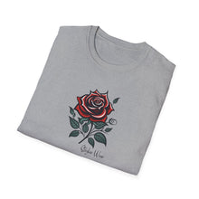 Load image into Gallery viewer, Vintage Tattoo Rose | Unisex Softstyle T-Shirt