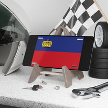 Load image into Gallery viewer, Liechtenstein Flag Vanity Plate