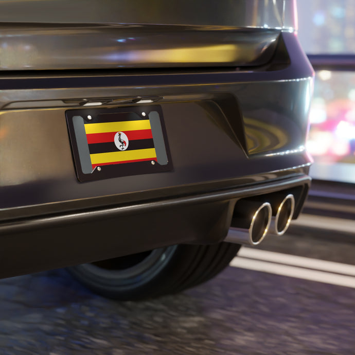 Uganda Flag Vanity Plate