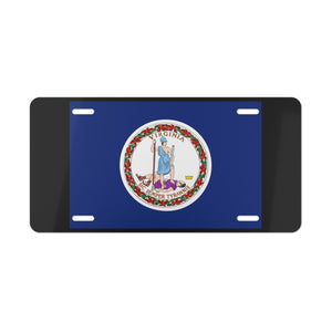 Virginia State Flag Vanity Plate