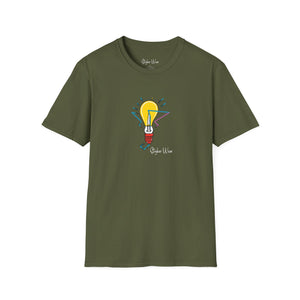 Retro Lightbulb Pop Art | Unisex Softstyle T-Shirt