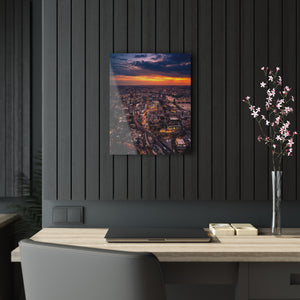 Sunset Over London Acrylic Prints