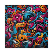 Load image into Gallery viewer, Funky Doodles Wall Art | Square Matte Canvas