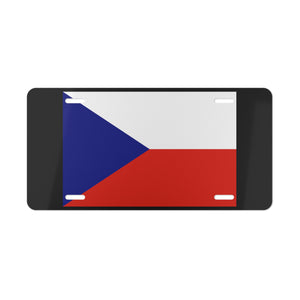 Czech Republic Flag Vanity Plate