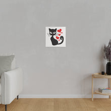 Load image into Gallery viewer, Love Cats | Square Matte Canvas