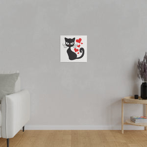 Love Cats | Square Matte Canvas