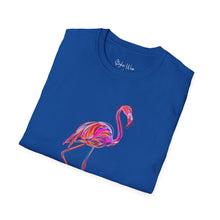 Load image into Gallery viewer, Neon Flamingo Pop Art | Unisex Softstyle T-Shirt