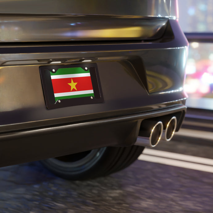 Suriname Flag Vanity Plate