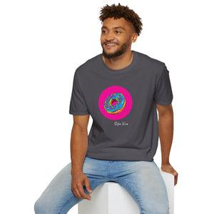 Neon Pink Donut | Unisex Softstyle T-Shirt