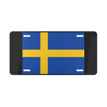 Load image into Gallery viewer, Sweden Flag Vanity Plate