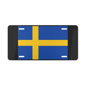 Sweden Flag Vanity Plate