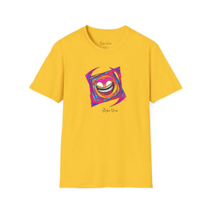 Abstract Funky Face Pop Art | Unisex Softstyle T-Shirt