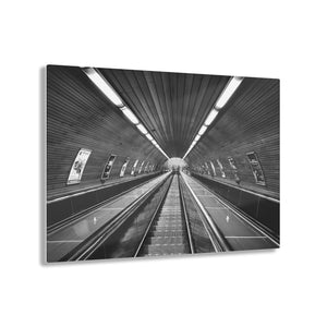 Subway Escalator Acrylic Prints