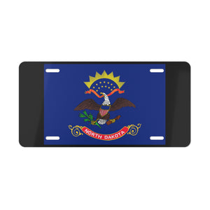 North Dakota State Flag Vanity Plate