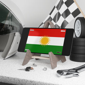 Kurdistan Flag Vanity Plate