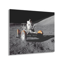 Load image into Gallery viewer, Astronaut Cernan Driving the Moon Rover Acrylic Prints