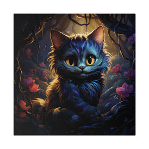 Fantasy Cat Wall Art | Square Matte Canvas