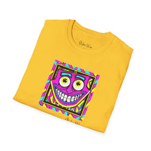 Load image into Gallery viewer, Neon Funky Face Pop Art | Unisex Softstyle T-Shirt