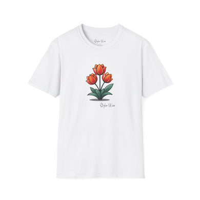 Simple Tulips | Unisex Softstyle T-Shirt