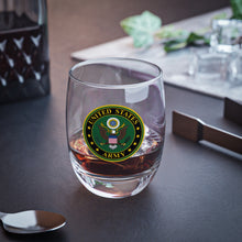 Load image into Gallery viewer, U.S. Army Emblem Whiskey Glass