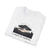 Load image into Gallery viewer, UFO I Want to Believe | Unisex Softstyle T-Shirt