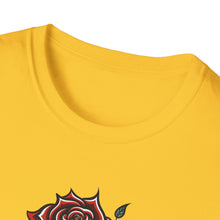 Load image into Gallery viewer, Vintage Tattoo Rose | Unisex Softstyle T-Shirt