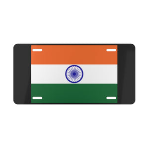 India Flag Vanity Plate