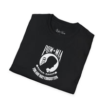 Load image into Gallery viewer, POW-MIA Black | Unisex Softstyle T-Shirt