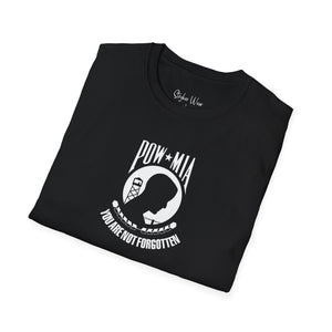 POW-MIA Black | Unisex Softstyle T-Shirt