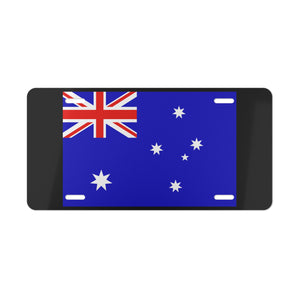 Australia Flag Vanity Plate