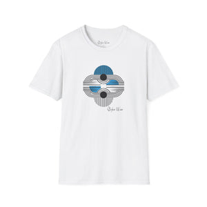 Minimalist Circle & Lines Art | Unisex Softstyle T-Shirt