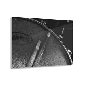 Drumsticks Black & White Acrylic Prints