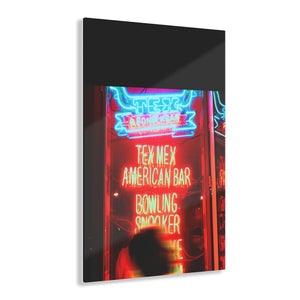 Neon Tex-Mex at Night Acrylic Prints