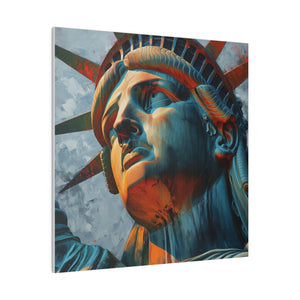 Lady Liberty 3 Wall Art | Square Matte Canvas