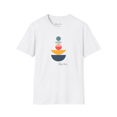 Stacked Color Art | Unisex Softstyle T-Shirt