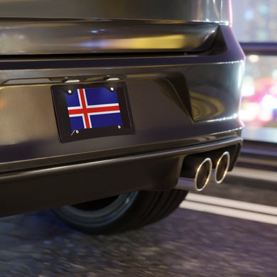 Iceland Flag Vanity Plate