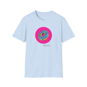 Neon Pink Donut | Unisex Softstyle T-Shirt