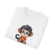 Load image into Gallery viewer, Kid Monkey | Unisex Softstyle T-Shirt