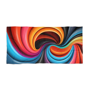 Funky Swirls Beach Towel