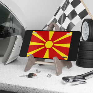 Macedonia Flag Vanity Plate