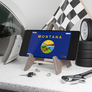 Montana State Flag Vanity Plate