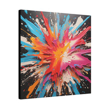 Load image into Gallery viewer, Splashed Paint Pop Wall Art | Square Matte Canvas