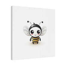 Load image into Gallery viewer, Cute Bumble Bee Wall Art | Square Matte Canvas