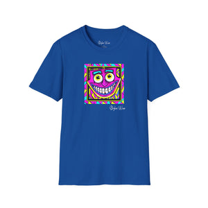 Neon Funky Face Pop Art | Unisex Softstyle T-Shirt