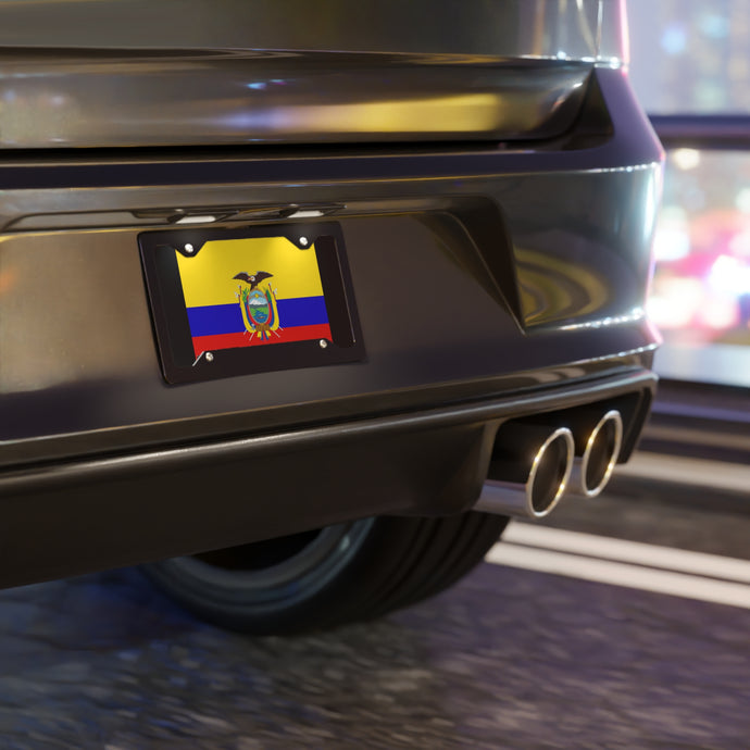 Ecuador Flag Vanity Plate