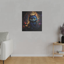 Load image into Gallery viewer, Fantasy Cat Wall Art | Square Matte Canvas