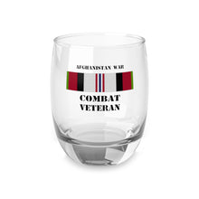 Load image into Gallery viewer, Afghanistan War Combat Veteran Whiskey Glass